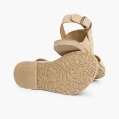 Sandalias<Pisamonas Sandalias Niña Y Mujer Nobuck Tiras Anchas