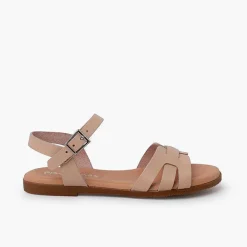 Sandalias<Pisamonas Sandalias Niña Y Mujer Pala Romana Piel