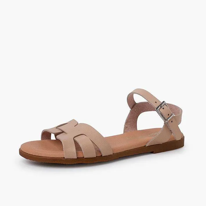 Sandalias<Pisamonas Sandalias Niña Y Mujer Pala Romana Piel