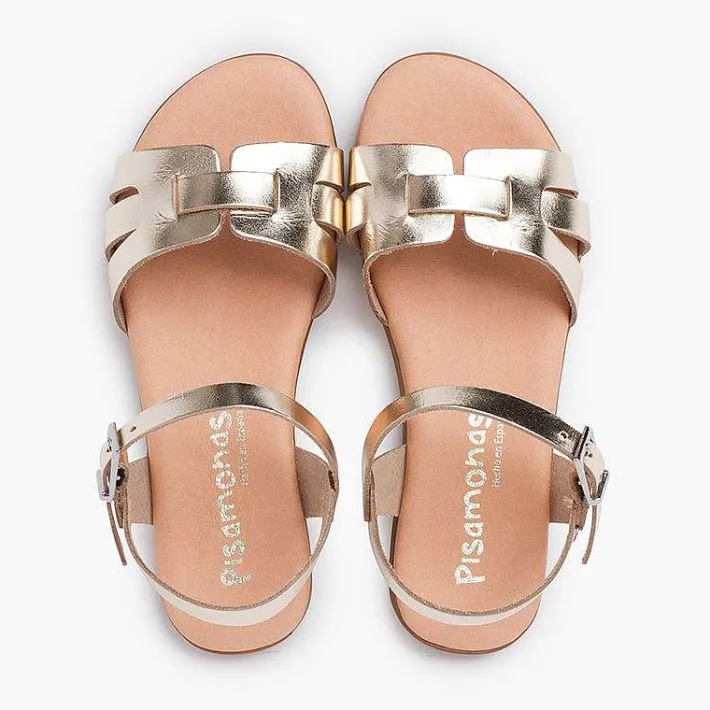 Sandalias<Pisamonas Sandalias Niña Y Mujer Pala Romana Piel