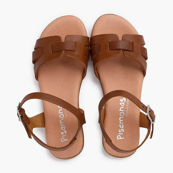 Sandalias<Pisamonas Sandalias Niña Y Mujer Pala Romana Piel
