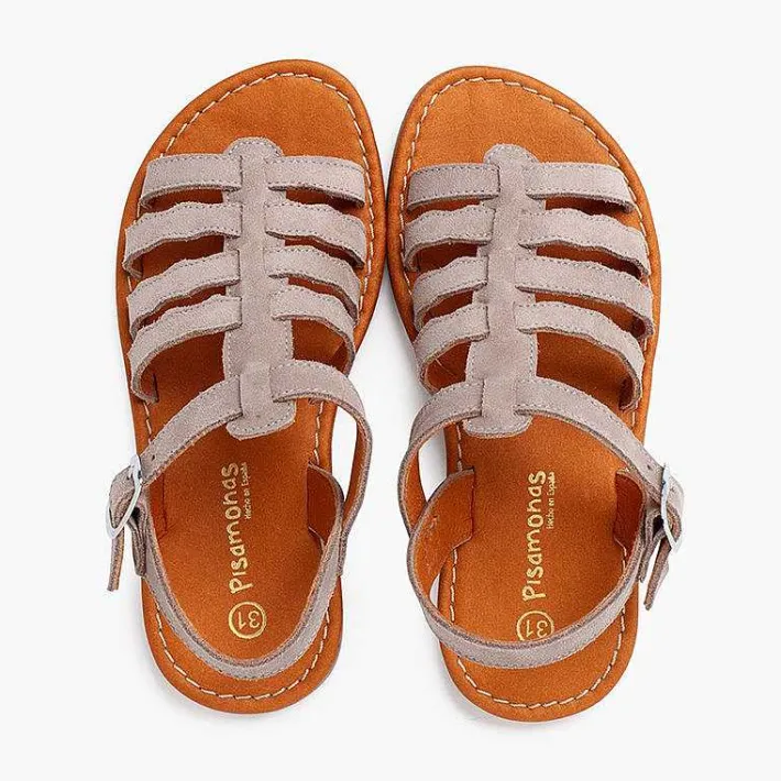 Sandalias<Pisamonas Sandalias Niña Y Mujer Tipo Gladiador Con Hebilla