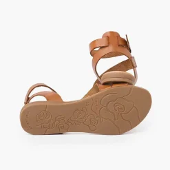 Sandalias<Pisamonas Sandalias Niña Y Mujer Tira Cruzada Pulsera Hebilla