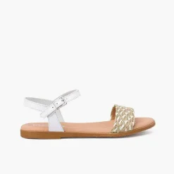 Sandalias<Pisamonas Sandalias Niña Y Mujer Tira Trenzada Yute