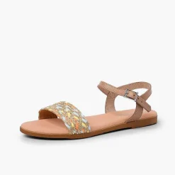 Sandalias<Pisamonas Sandalias Niña Y Mujer Tira Trenzada Yute