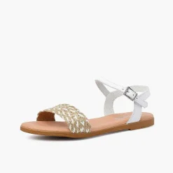 Sandalias<Pisamonas Sandalias Niña Y Mujer Tira Trenzada Yute