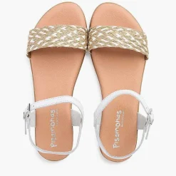 Sandalias<Pisamonas Sandalias Niña Y Mujer Tira Trenzada Yute