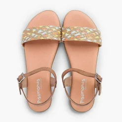 Sandalias<Pisamonas Sandalias Niña Y Mujer Tira Trenzada Yute