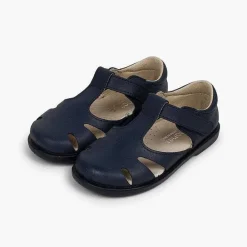 Sandalias<Pisamonas Sandalias Niño Piel Tira Adherente Tipo Pepitos