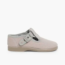 Pepitos<Pisamonas Sandalias Pepitos De Lona Para Niños