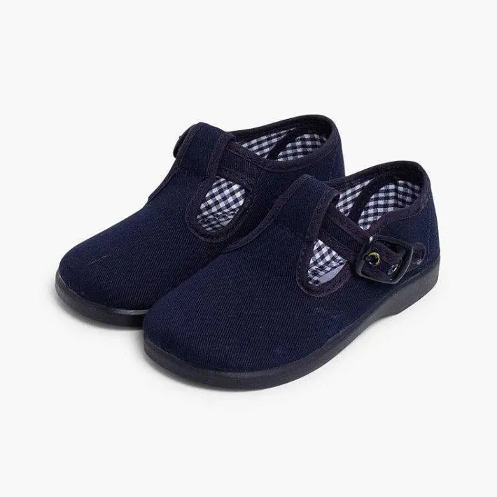 Pepitos<Pisamonas Sandalias Pepitos De Lona Para Niños