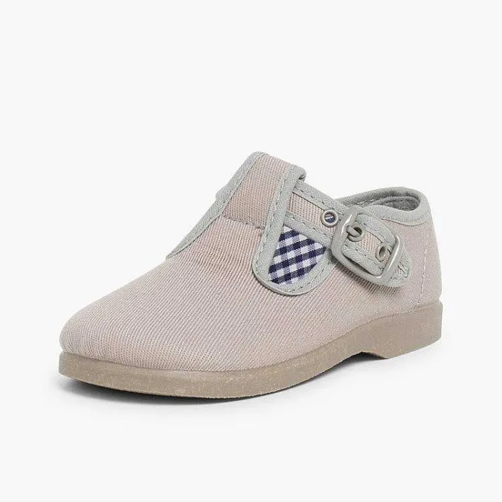 Pepitos<Pisamonas Sandalias Pepitos De Lona Para Niños