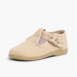 Pepitos<Pisamonas Sandalias Pepitos De Lona Para Niños
