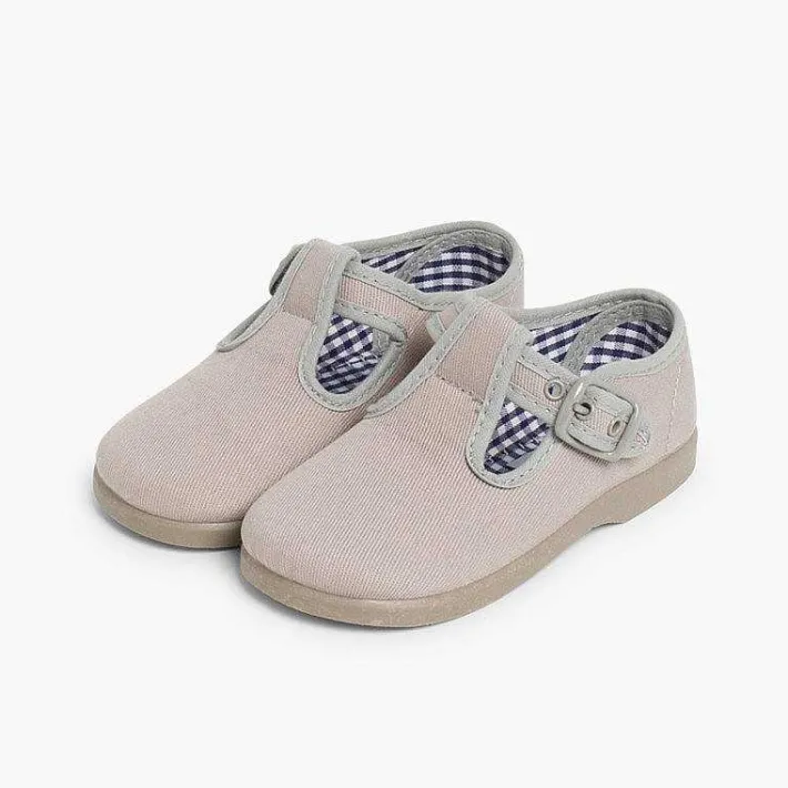Pepitos<Pisamonas Sandalias Pepitos De Lona Para Niños