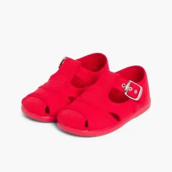 Sandalias<Pisamonas Sandalias Pepitos De Lona Abiertos