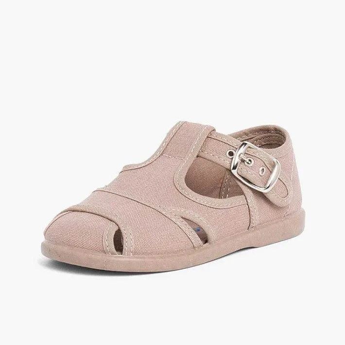 Sandalias<Pisamonas Sandalias Pepitos De Lona Abiertos