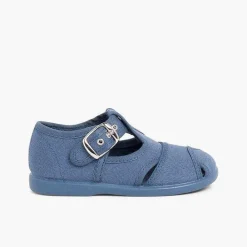 Sandalias<Pisamonas Sandalias Pepitos De Lona Abiertos