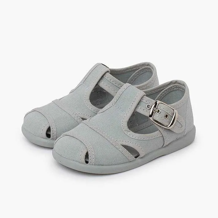 Sandalias<Pisamonas Sandalias Pepitos De Lona Abiertos