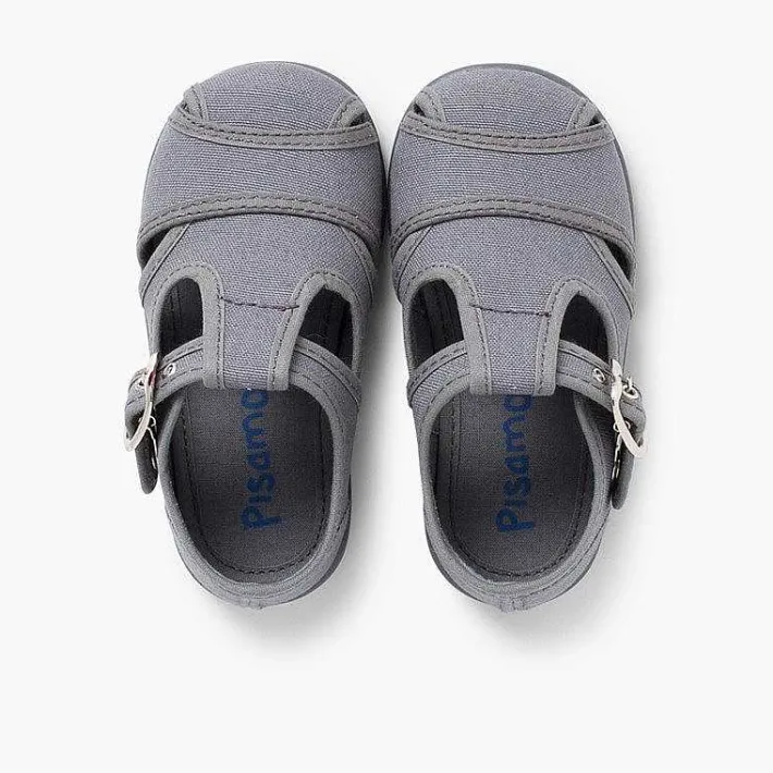 Sandalias<Pisamonas Sandalias Pepitos De Lona Abiertos