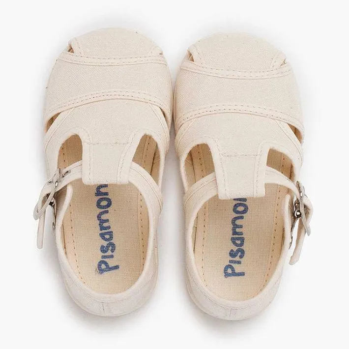 Sandalias<Pisamonas Sandalias Pepitos De Lona Abiertos