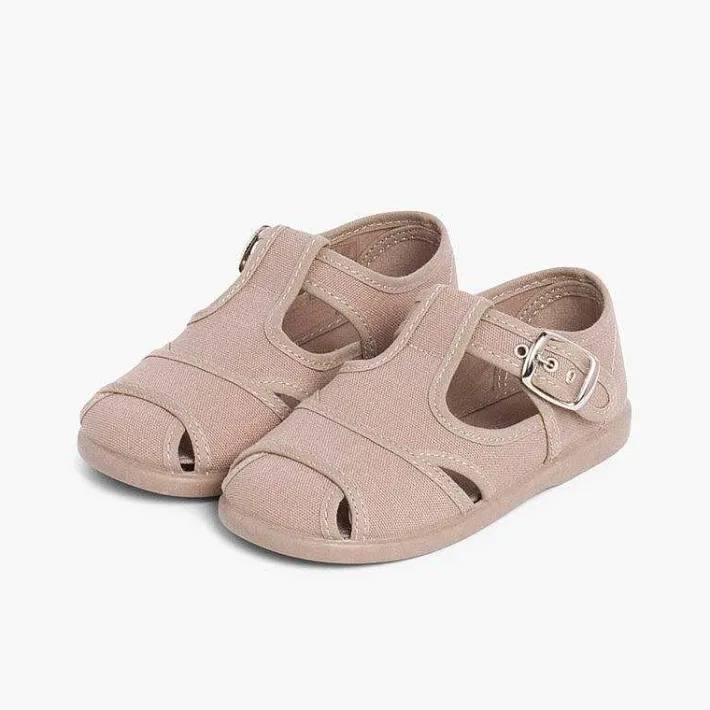 Sandalias<Pisamonas Sandalias Pepitos De Lona Abiertos