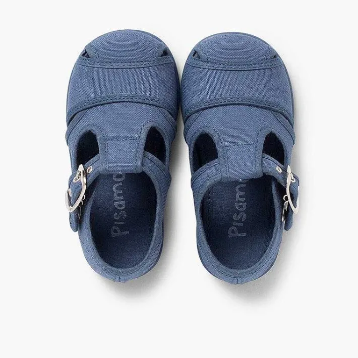 Sandalias<Pisamonas Sandalias Pepitos De Lona Abiertos