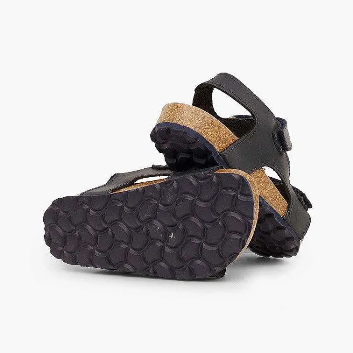 Sandalias<Pisamonas Sandalias Piel Bio Niño Doble Tira Adherente