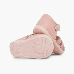 Sandalias<Pisamonas Sandalias Piel Primeros Pasos Niña Tira Adherente Y Estrella