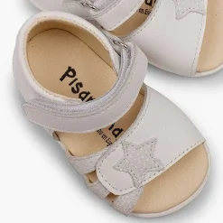 Sandalias<Pisamonas Sandalias Piel Primeros Pasos Niña Tira Adherente Y Estrella