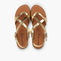 Sandalias<Pisamonas Sandalias Romanas Niña Y Mujer Tiras Metalizadas