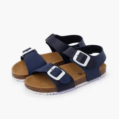 Sandalias<Pisamonas Sandalias Unisex Bio Hebillas Piso Blanco Color Azul Marino