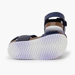 Sandalias<Pisamonas Sandalias Unisex Bio Hebillas Piso Blanco Color Azul Marino