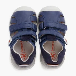 Sandalias<Pisamonas Sandalias Unisex Biogateo Doble Cierre Adherente Color Azul