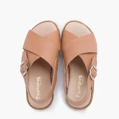 Sandalias<Pisamonas Sandalias Unisex Piel Cruzada Tiras Anchas