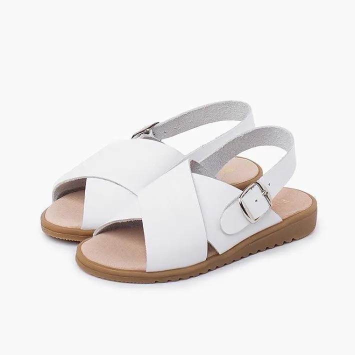 Sandalias<Pisamonas Sandalias Unisex Piel Cruzada Tiras Anchas