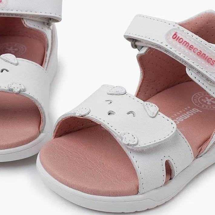 Sandalias<Pisamonas Sandalias Unisex Primeros Pasos Perrito Biomecanics Color Blanco