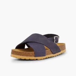Sandalias<Pisamonas Sandalias Unisex Tiras Cruzadas En Nobuck