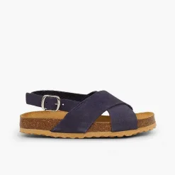 Sandalias<Pisamonas Sandalias Unisex Tiras Cruzadas En Nobuck