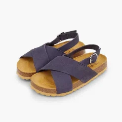 Sandalias<Pisamonas Sandalias Unisex Tiras Cruzadas En Nobuck