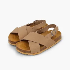 Sandalias<Pisamonas Sandalias Unisex Tiras Cruzadas En Nobuck