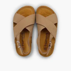 Sandalias<Pisamonas Sandalias Unisex Tiras Cruzadas En Nobuck
