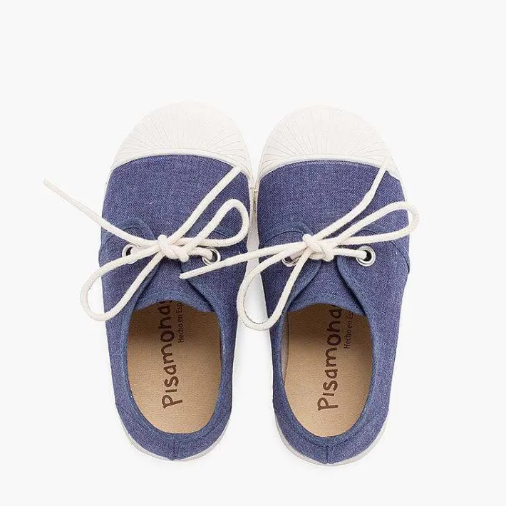 Zapatillas<Pisamonas Zapatilla Casual Lona Con Puntera Goma