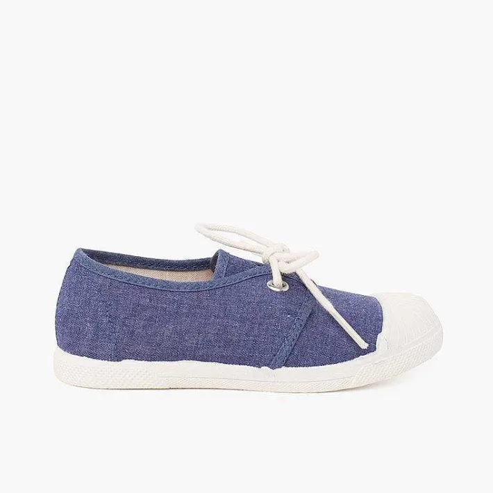 Zapatillas<Pisamonas Zapatilla Casual Lona Con Puntera Goma