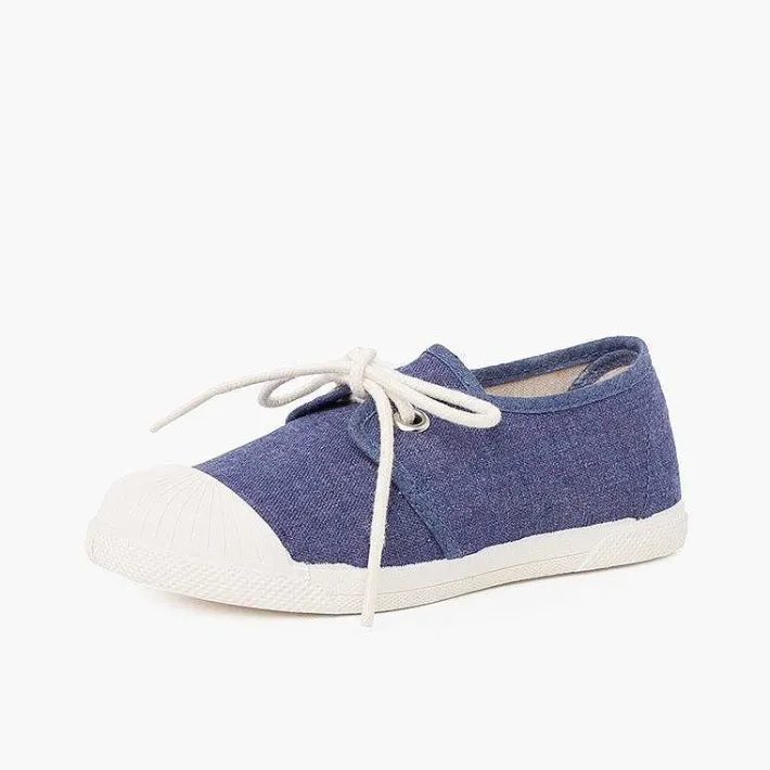 Zapatillas<Pisamonas Zapatilla Casual Lona Con Puntera Goma
