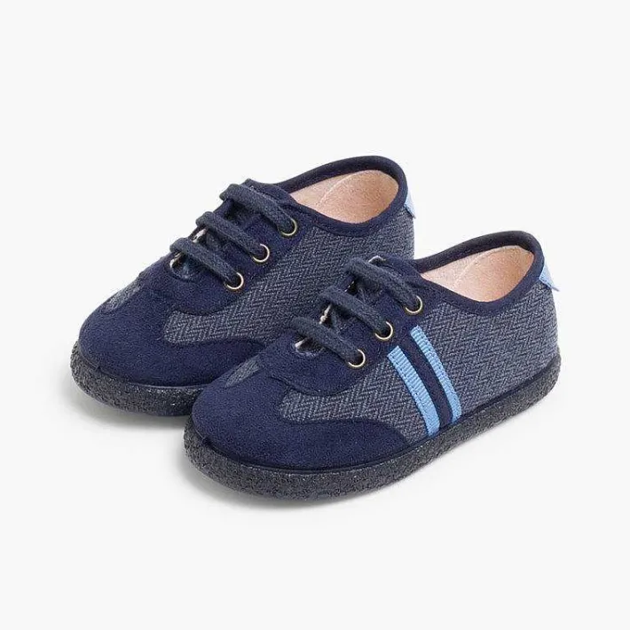Zapatillas<Pisamonas Zapatilla Espiga Y Serratex Dos Cordones