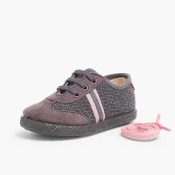 Zapatillas<Pisamonas Zapatilla Espiga Y Serratex Dos Cordones