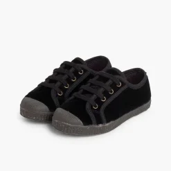 Zapatillas<Pisamonas Zapatilla Terciopelo Con Cordones