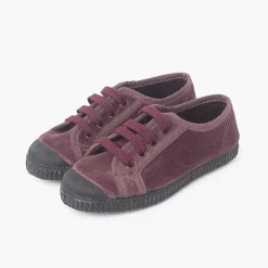 Zapatillas<Pisamonas Zapatilla Terciopelo Con Cordones