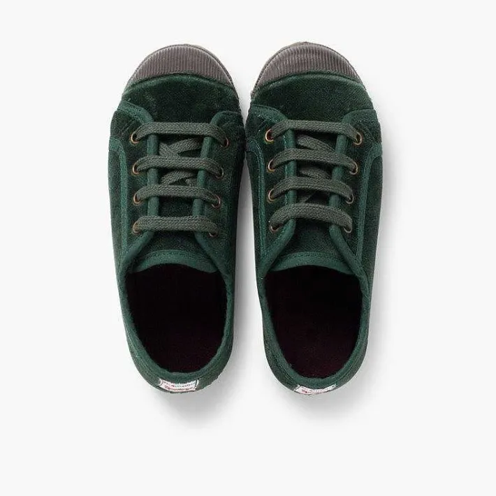 Zapatillas<Pisamonas Zapatilla Terciopelo Con Cordones