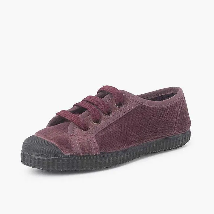 Zapatillas<Pisamonas Zapatilla Terciopelo Con Cordones